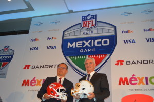 Así transcurrió la conferencia de prensaq de Banorte y NFL México. Foto: Sixto López Casa Madrid.