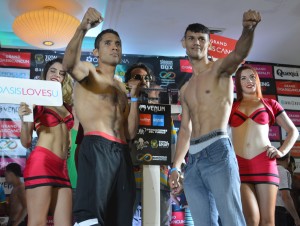 Jorge "Estruendo" Sánchez y Erick "Masacre" León pelearán a 8 rounds en peso Super ligero. Foto: Sixto López Casa Madrid.