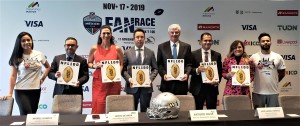 Aspecto de la presentación de la Carrera NFL 2019. Foto: Cortesía de NFL México.