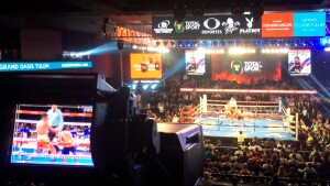 Continúan los preparativos para la cartelera pugilística del 31 de octubre en la "Arena Oasis Cancún". Foto: Cortesía de Cancún Boxing.