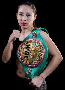 Yesenia "Niña" Gómez ha trabajado intensamente para exponer su título del Consejo Mundial de Boxeo. Foto: cortesía Cancún Boxing.